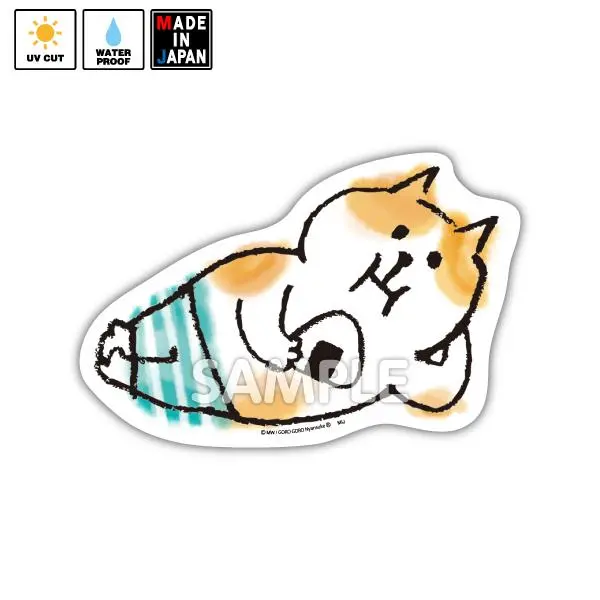 Biggoro002　ビッグステッカー　ごろごろにゃんすけ 1
