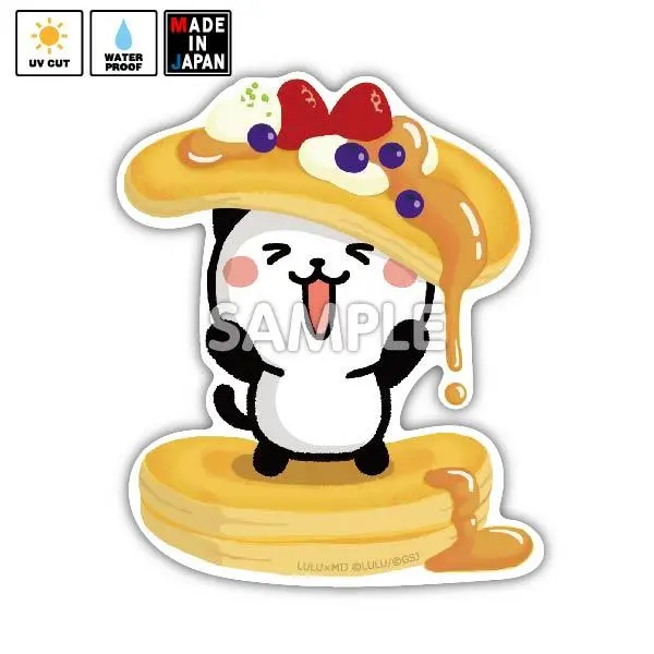 Biglulu003　ビッグステッカー パンダねこ　Lulu 1