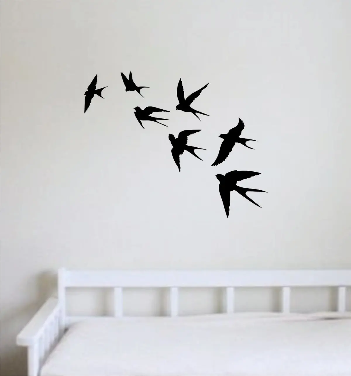 Birds Flying V2 Wall Decal Home Decor Sticker Room Art Vinyl Beautiful Animal Nature Cute Baby Nursery Teen Kids School 1