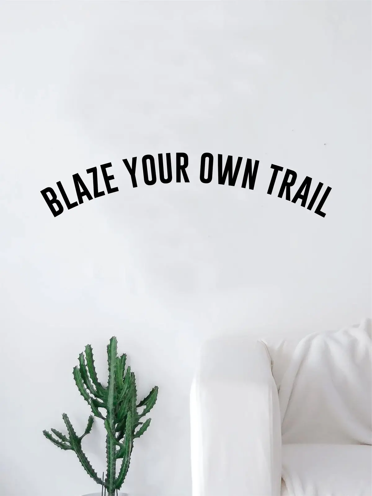 Blaze Your Own Trail Quote Decal Sticker Wall Vinyl Art Home Room Decor Inspirational Teen 1