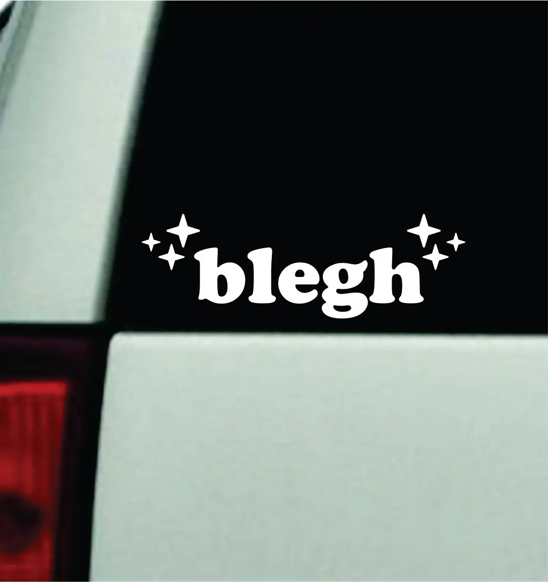 Blegh V10 Car Decal Truck Mirror Window Windshield Bumper Sticker Men Girls Music Emo Metal Goth Hardcore 1
