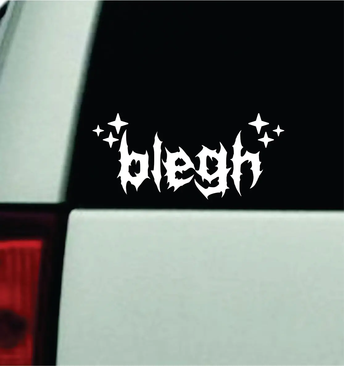 Blegh V11 Car Decal Truck Mirror Window Windshield Bumper Sticker Men Girls Music Emo Metal Goth Hardcore 1