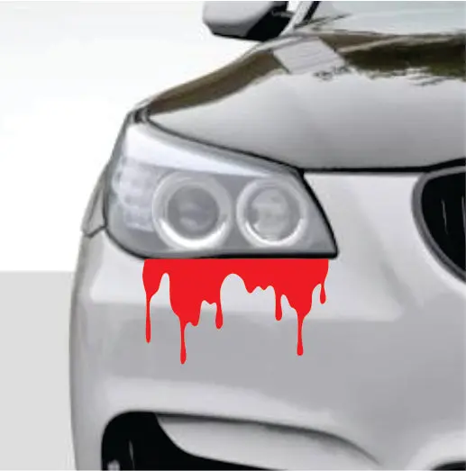 Blood Drip Slime Wall Decal Car Truck Window Windshield Headlight Jdm Sticker Vinyl Quote Drift Boy Girl Funny Sadboyz Racing Men Broken Heart Club Husband Dad 1