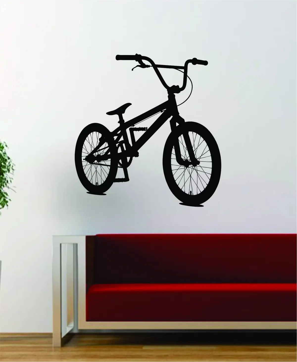 Bmx Bike Bicycle Decal Wall Vinyl Art Home Room Decor Decoration Sports Boy Girl Teen 1
