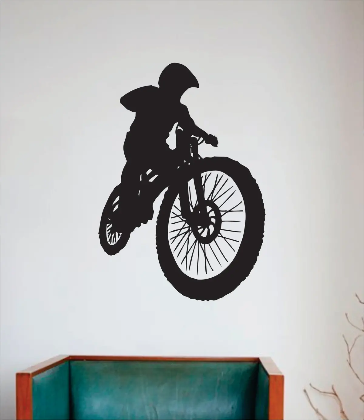 Bmx Biker V8 Wall Decal Home Room Bedroom Decor Vinyl Art Sticker Sports Teen Kids Bike Bicycle Boy Girl 1
