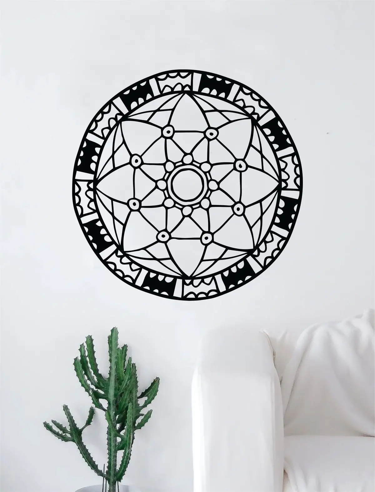 Boho Design V1 Decal Sticker Wall Vinyl Art Home Decor Teen Beautiful Yoga Namaste Mandala 1