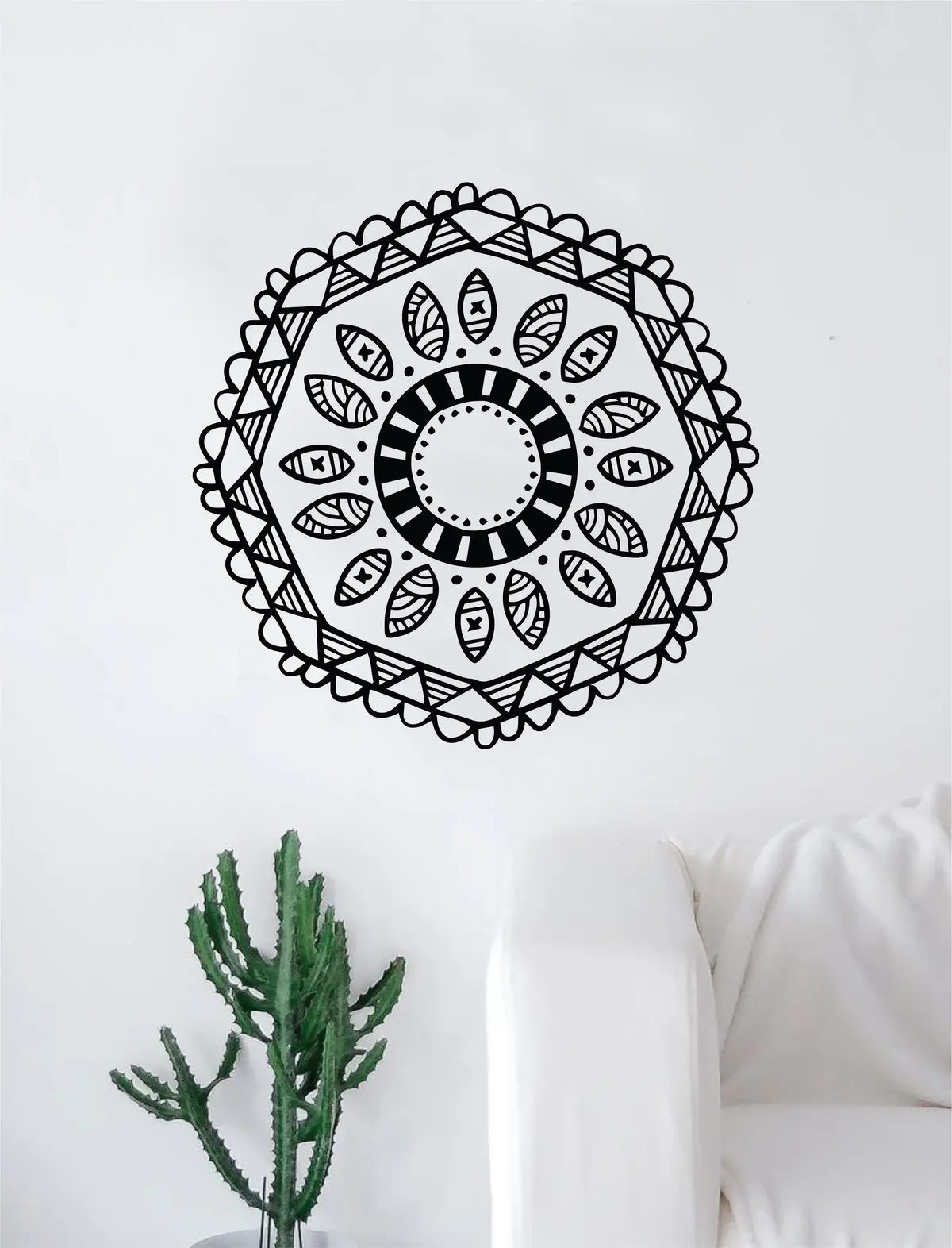 Boho Design V3 Decal Sticker Wall Vinyl Art Home Decor Teen Beautiful Yoga Namaste Mandala 1