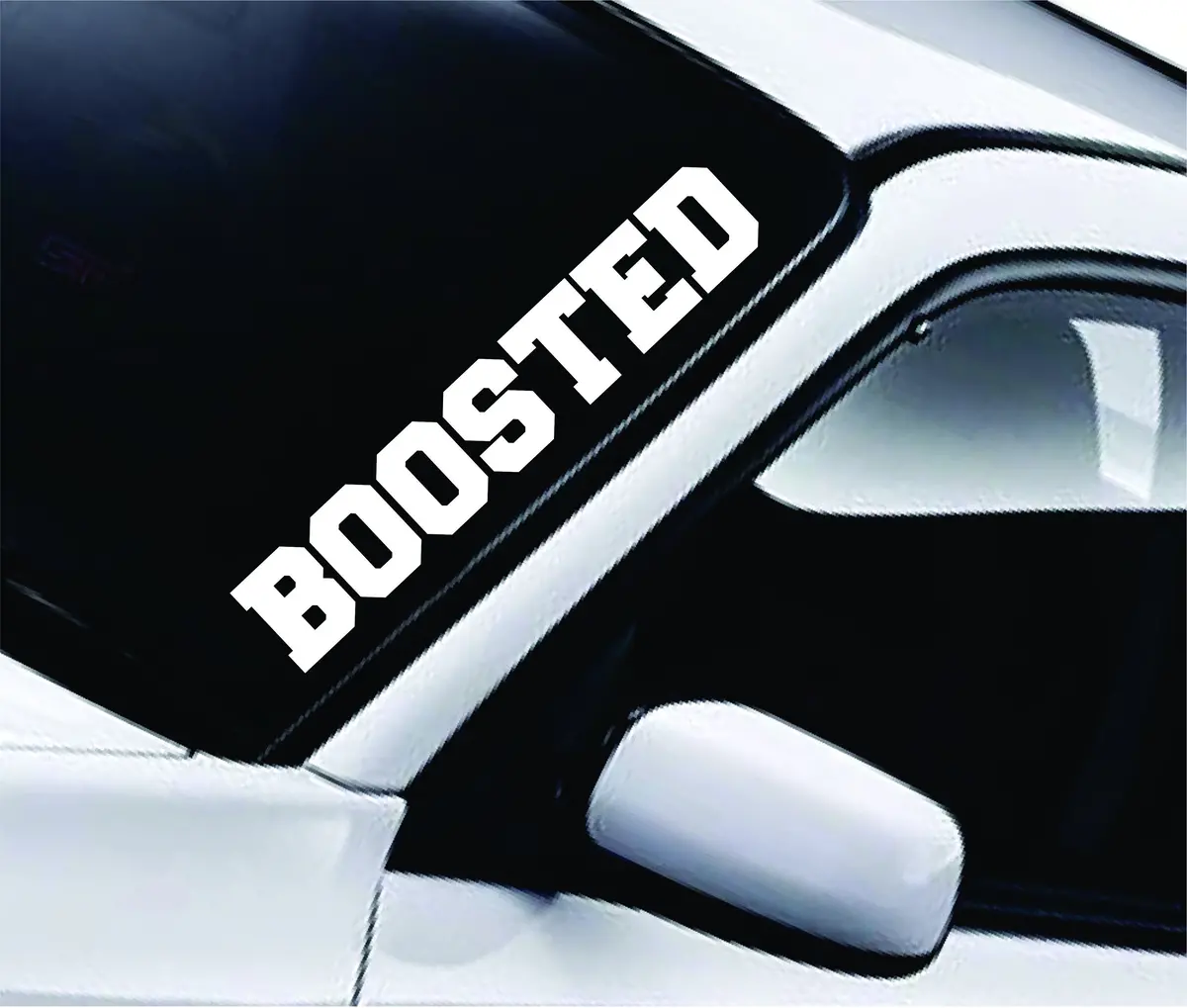 Boosted Large Quote Design Sticker Vinyl Art Words Decor Car Truck Jdm Windshield Race Drift Window 1