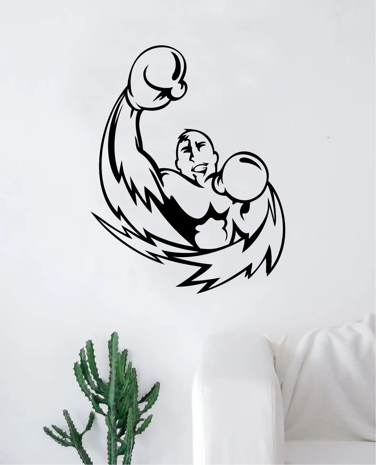 Boxer V3 Fight Boxing Fight Sports Design Decal Sticker Wall Vinyl Art Decor Home Teen Mma Gym Fitness 1