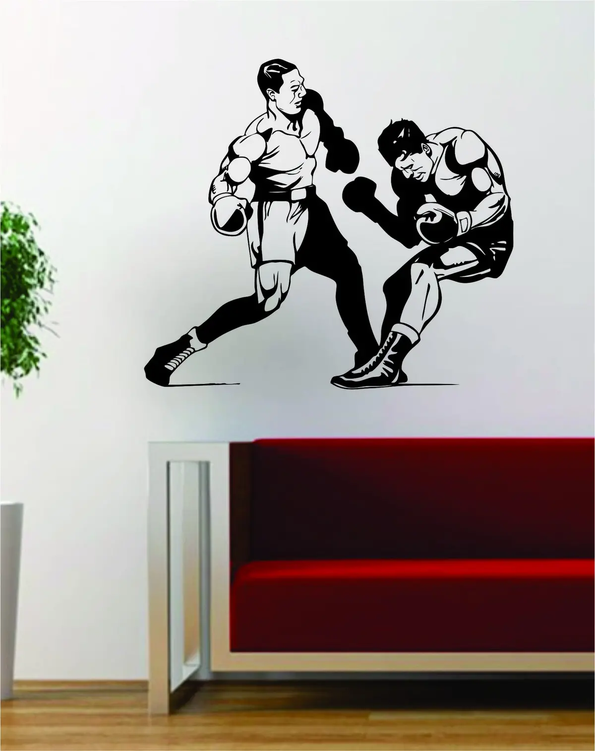 Boxing Fight Boxer Fighters Sports Design Decal Sticker Wall Vinyl Art Decor Home 1