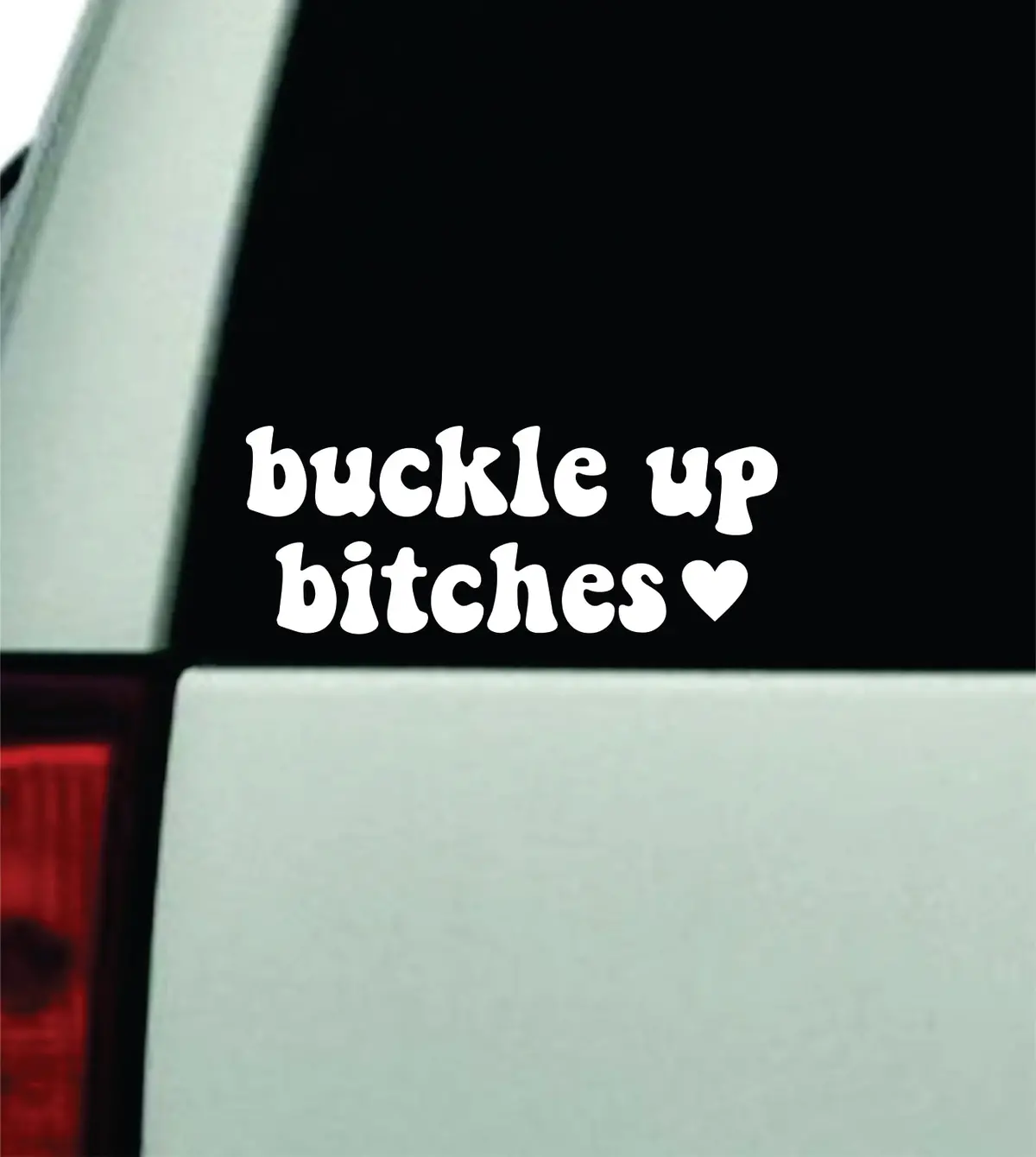 Buckle Up B Car Decal Truck Window Windshield Rearview Mirror Jdm Bumper Sticker Vinyl Quote Girls Funny Mom Women Trendy Aesthetic Bestie 1