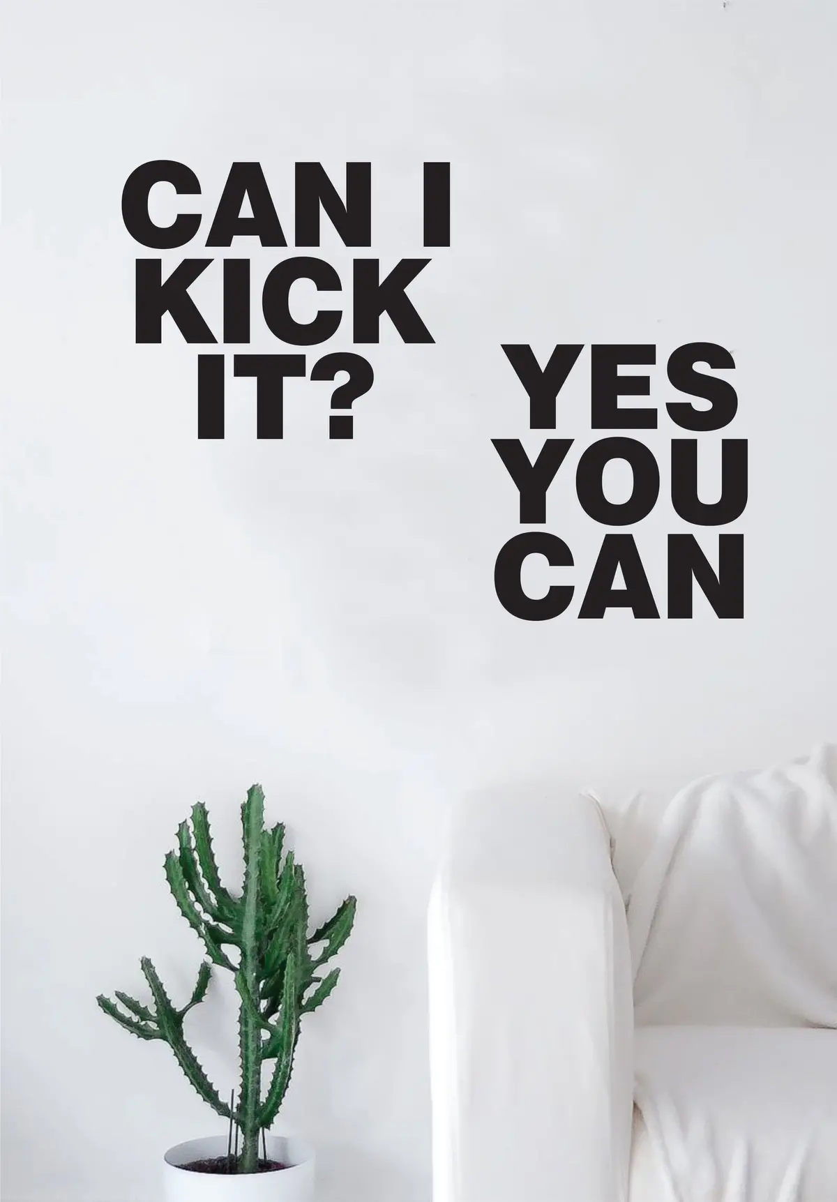 Can I Kick It Quote Wall Decal Sticker Room Art Vinyl Rap Hip Hop Lyrics Music Atcq Underground Tribe Called Quest Q Tip Phife Dawg 1