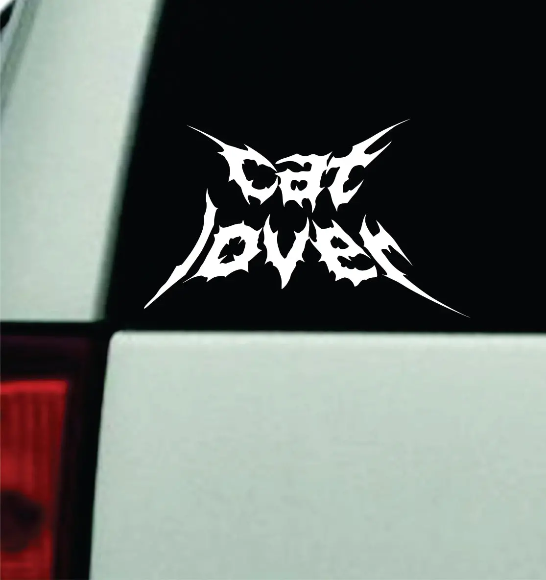 Cat Lover Car Decal Truck Mirror Window Windshield Bumper Sticker Goth Blegh Metal Emo Music 1