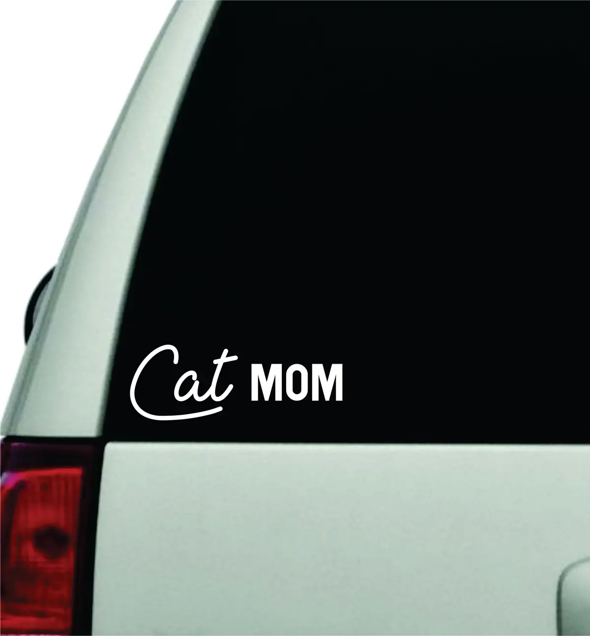 Cat Mom Wall Decal Car Truck Window Windshield Jdm Sticker Vinyl Lettering Racing Quote Boy Girls Family Funny Animals Kitten Cute 1