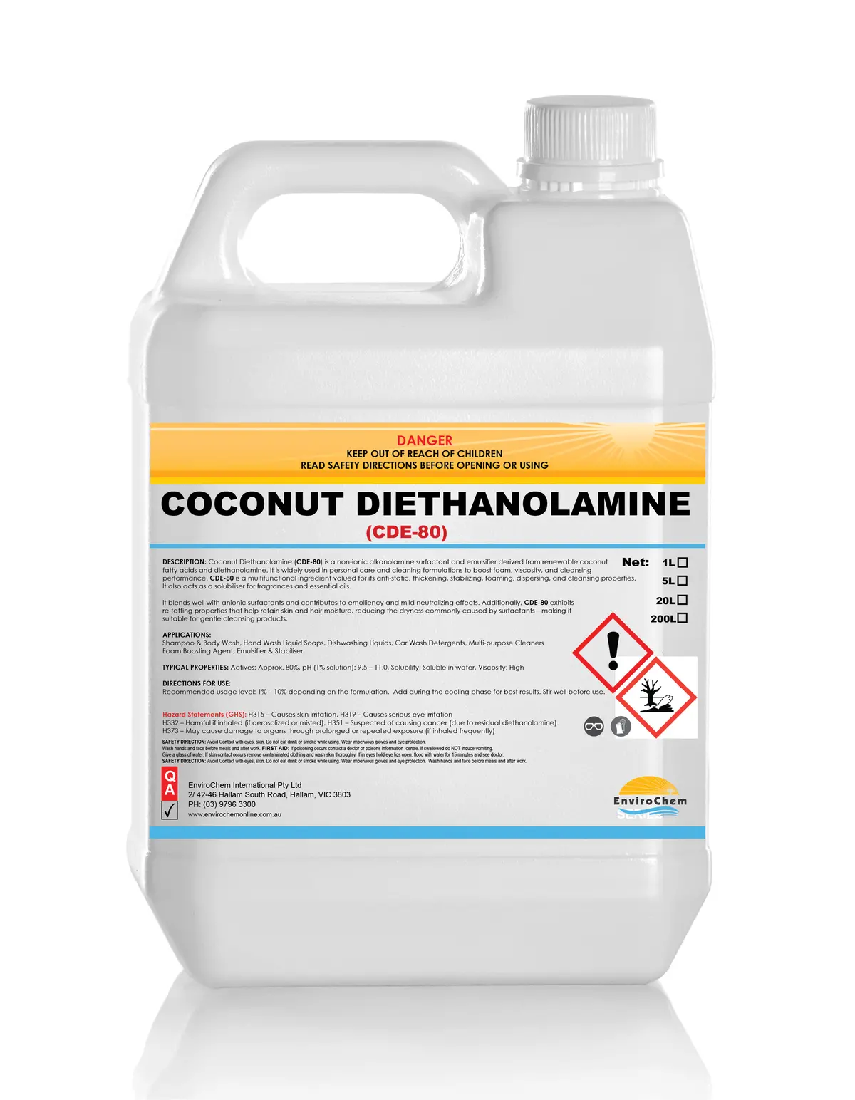 Coconut Diethanolamine (Cde-80) 2