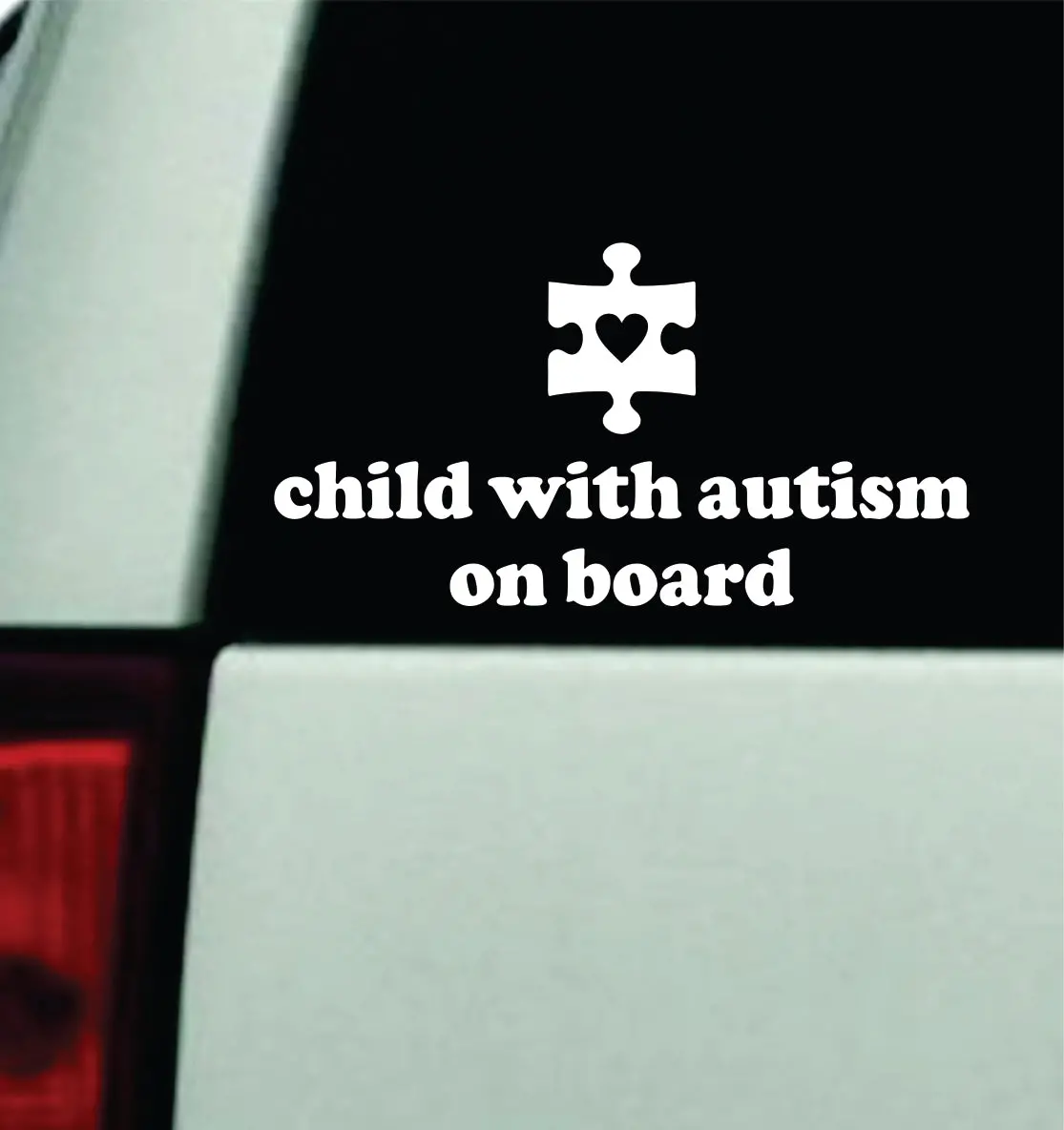 Child With Autism On Board Car Decal Truck Mirror Window Windshield Bumper Sticker Men Girls Autistic 1