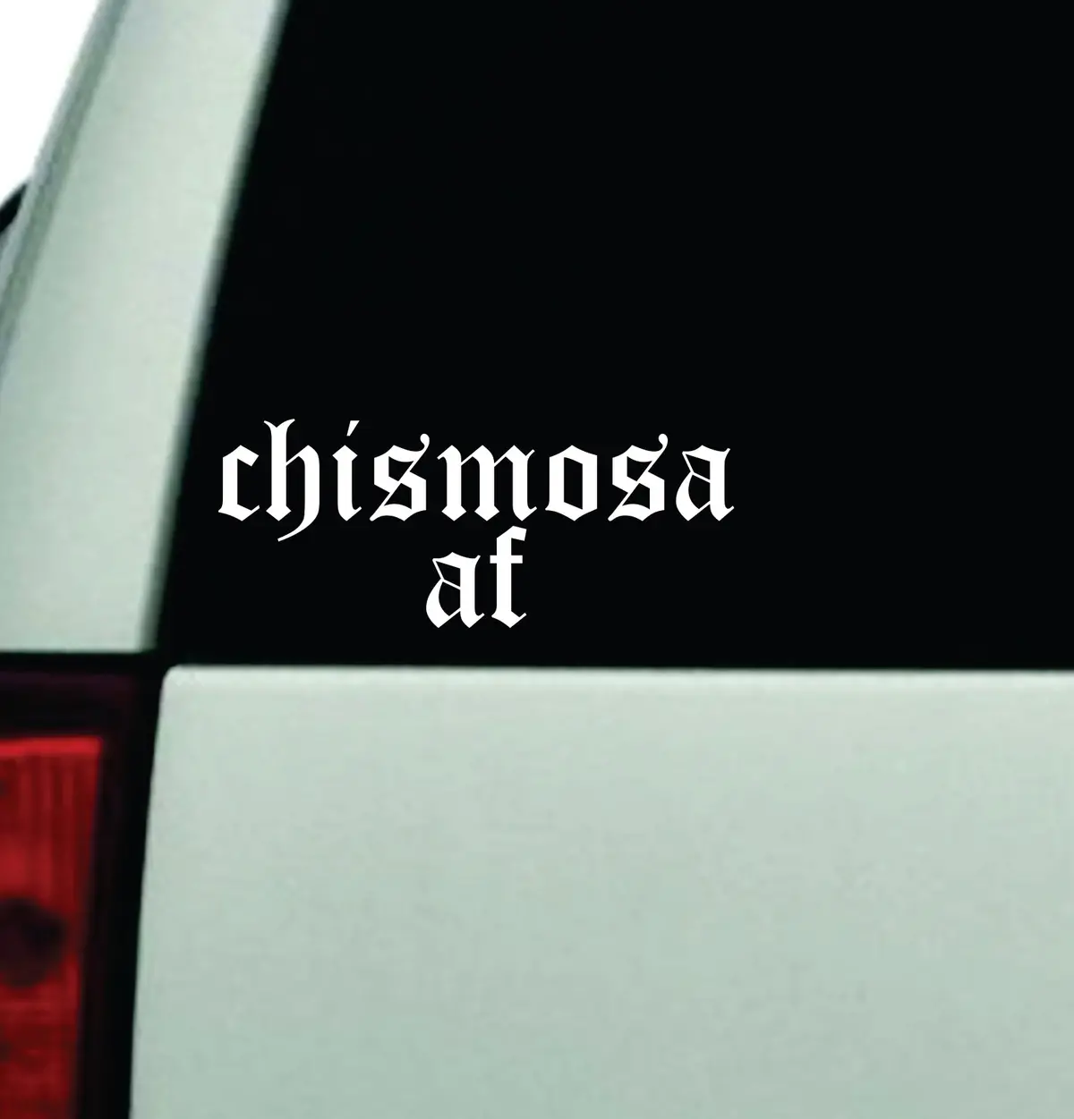 Chismosa Af Car Decal Truck Window Windshield Jdm Bumper Sticker Vinyl Quote Boy Girls Funny Mom Milf Women Trendy Cute Aesthetic Latina Spanish 1