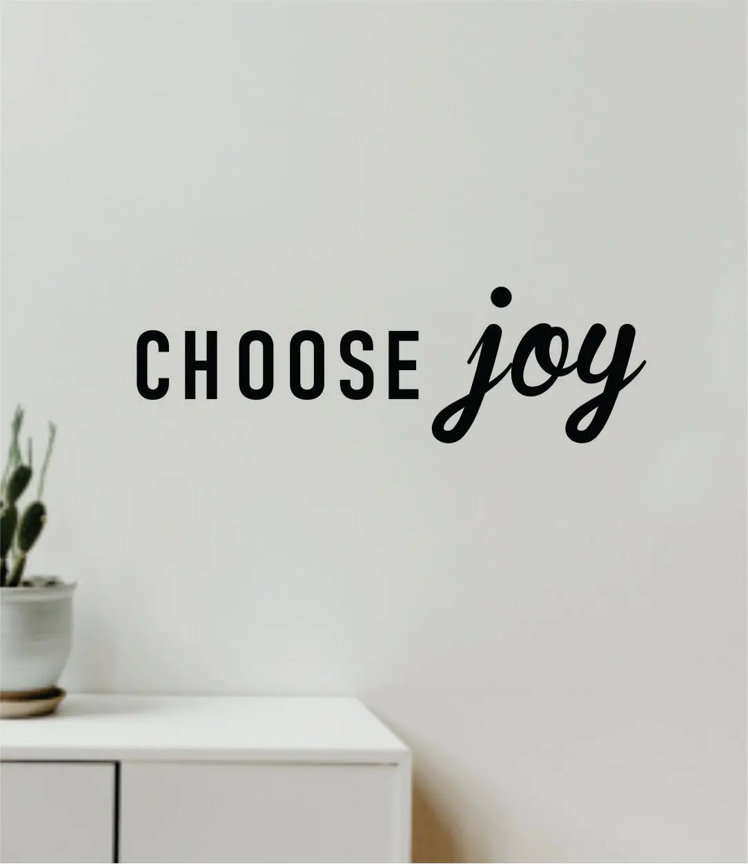 Choose Joy Quote Wall Decal Sticker Vinyl Art Decor Bedroom Room Boy Girl Inspirational Motivational School Nursery Baby Mom Family Good Vibes 1