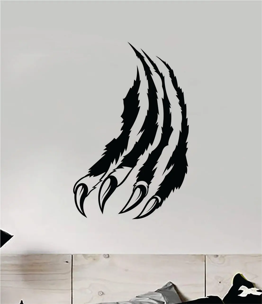Claws Ripping V3 Wall Decal Home Decor Art Sticker Bedroom Room Quote Vinyl Boy Girl Teen Kids Baby Animals Beast Gym Fitness Lift 1