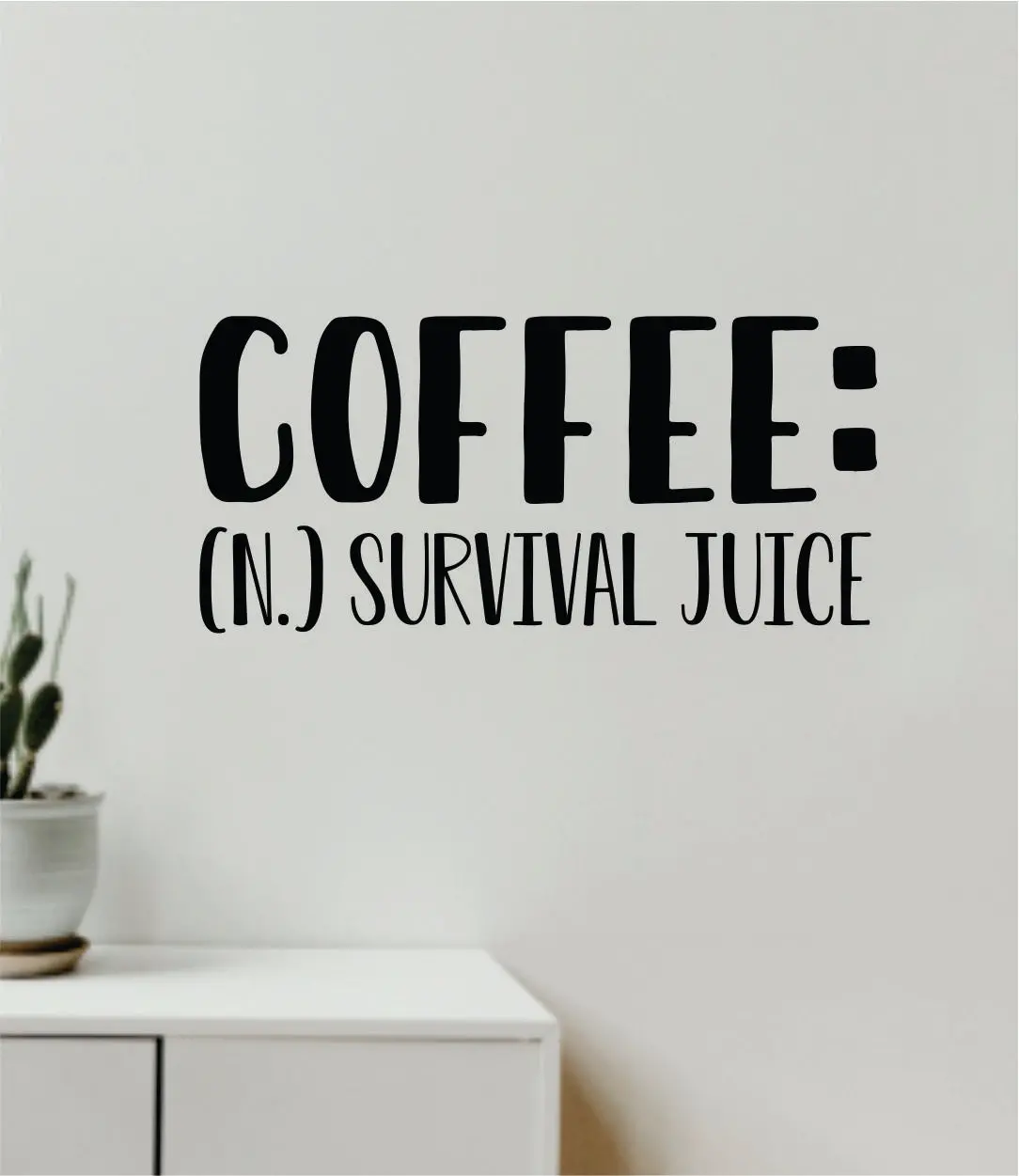 Coffee Definition Quote Wall Decal Sticker Bedroom Room Art Vinyl Decor Kitchen Shop Morning Java Roasted Latte Iced School Funny Girls 1
