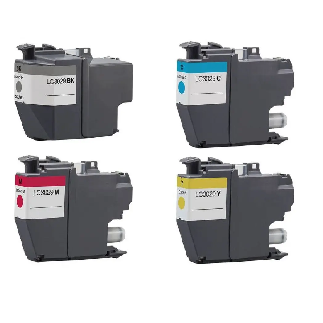 Compatible Ink Cartridge Pack Of 4 (Bk, C, Y, M) For Brother Lc3029 High Yield 1