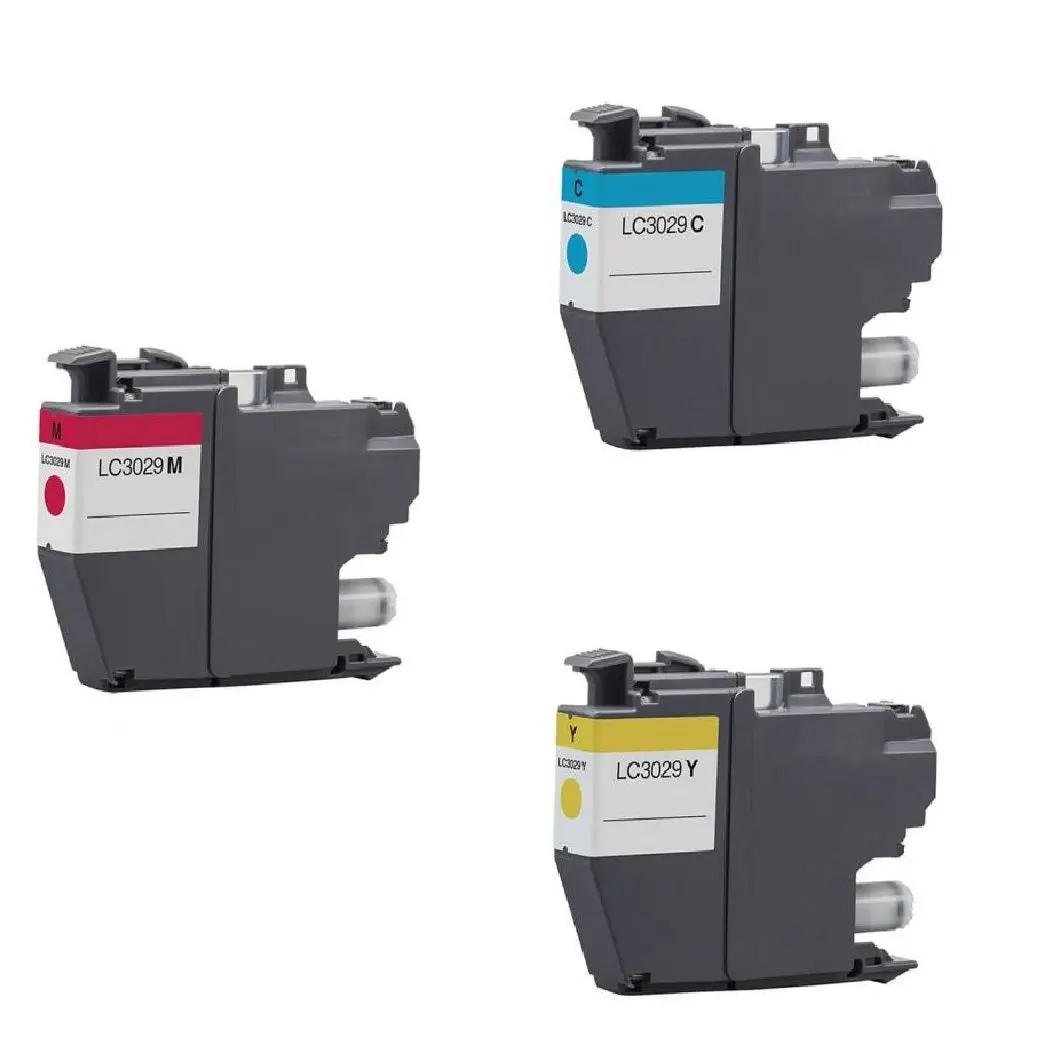 Compatible Ink Cartridge Pack Of 3 (C, Y, M) For Brother Lc3029 High Yield 1