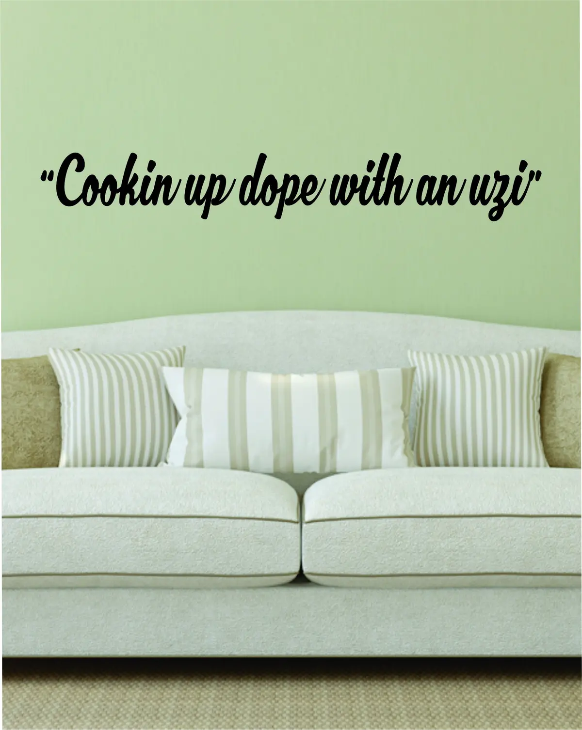Cookin Up Dope Quote Wall Decal Sticker Room Art Vinyl Rap Hip Hop Lyrics Music Bad And Boujee Migos 1