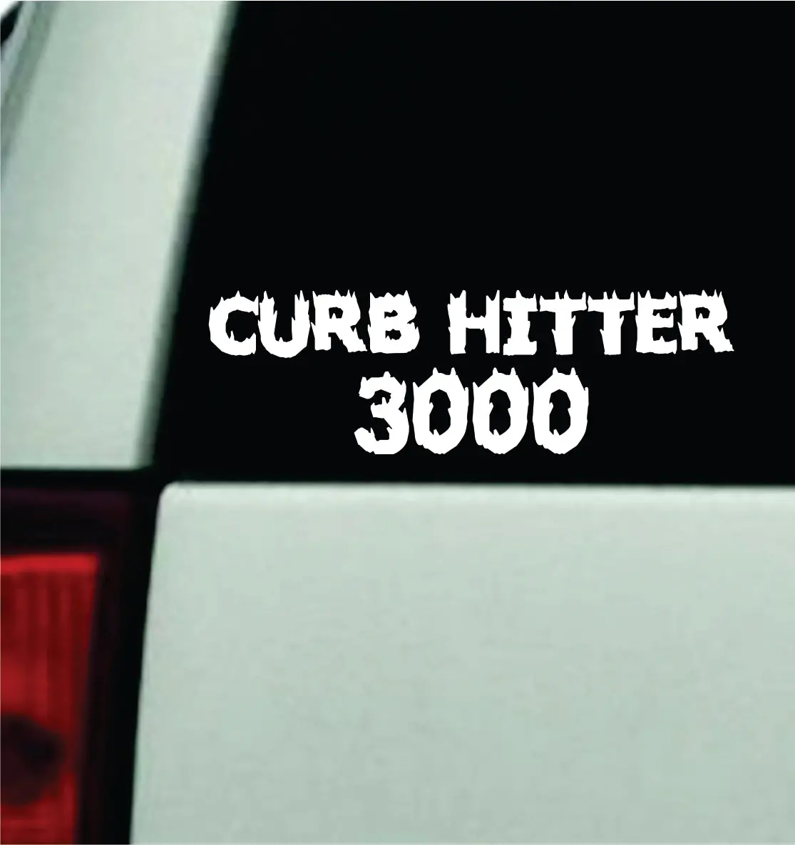 Curb Hitter 3000 Car Decal Truck Mirror Window Windshield Bumper Sticker Men Girls Funny Cute 1