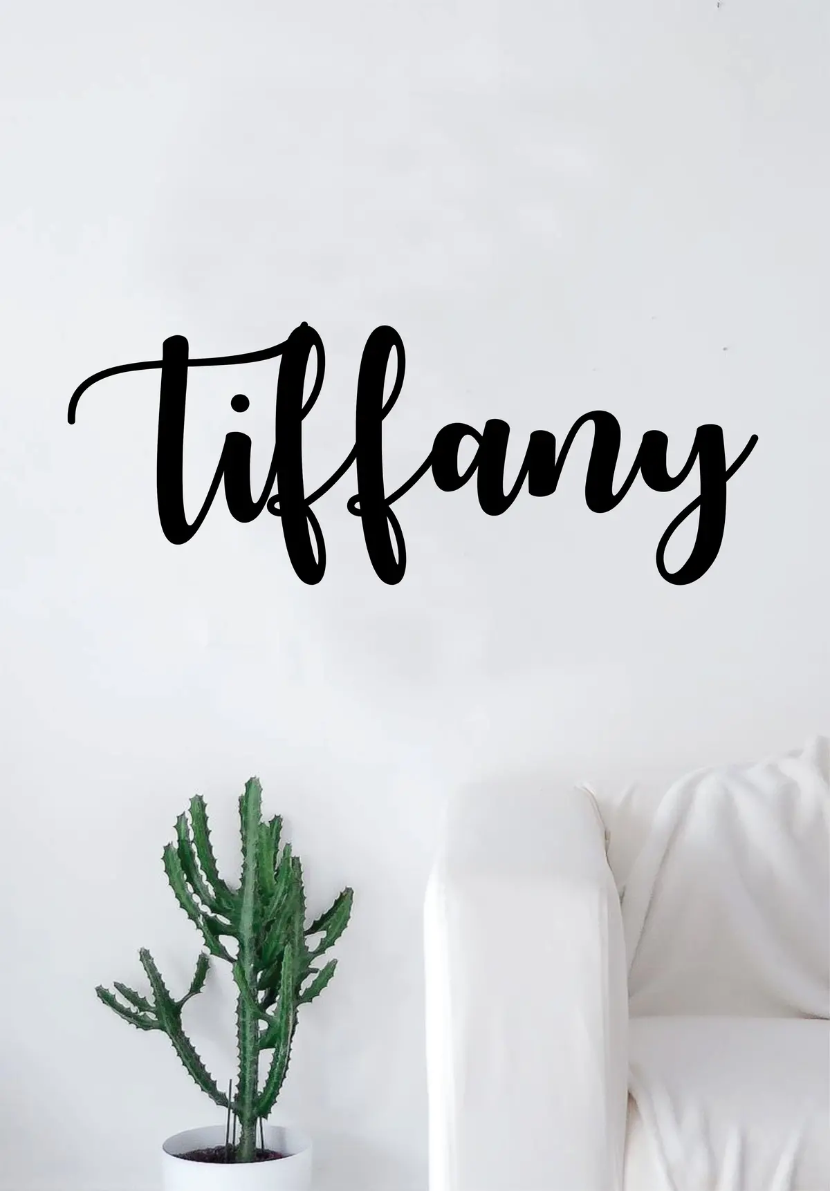 Custom Cursive Name Wall Decal Quote Home Room Decor Decoration Art Vinyl Sticker Customized Personalized Baby Teen Nursery Boy Girl 1