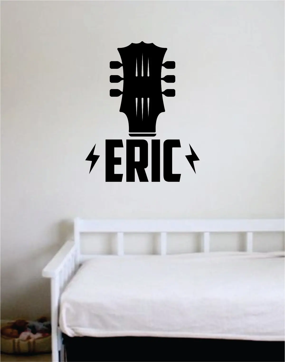 Custom Guitar Name V1 Wall Decal Sticker Bedroom Room Art Vinyl Home Decor Music Teen Kids Customized Personalized 1