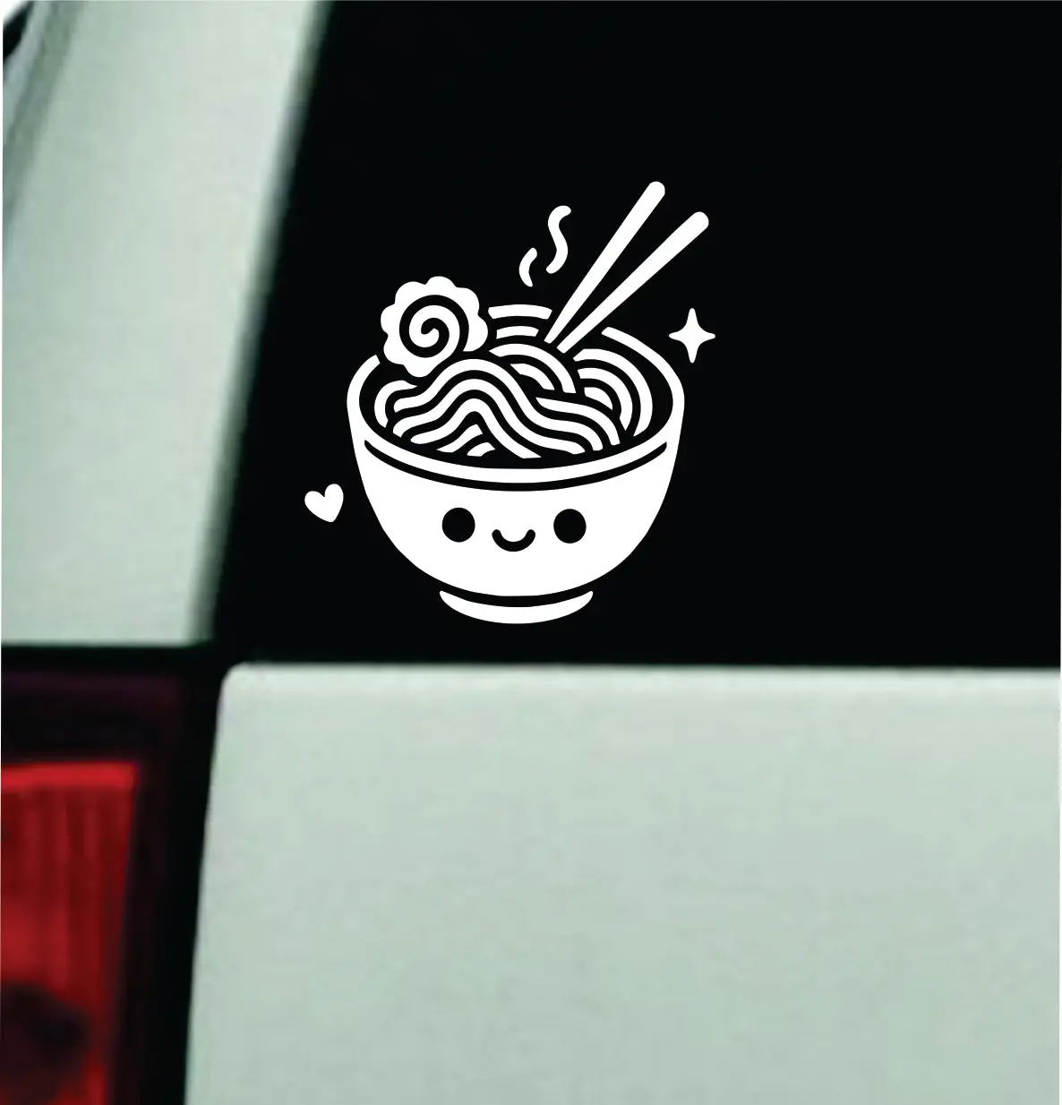 Cute Ramen Noodles Car Decal Truck Mirror Window Windshield Bumper Sticker Men Girls Funny Meme Cartoon 1