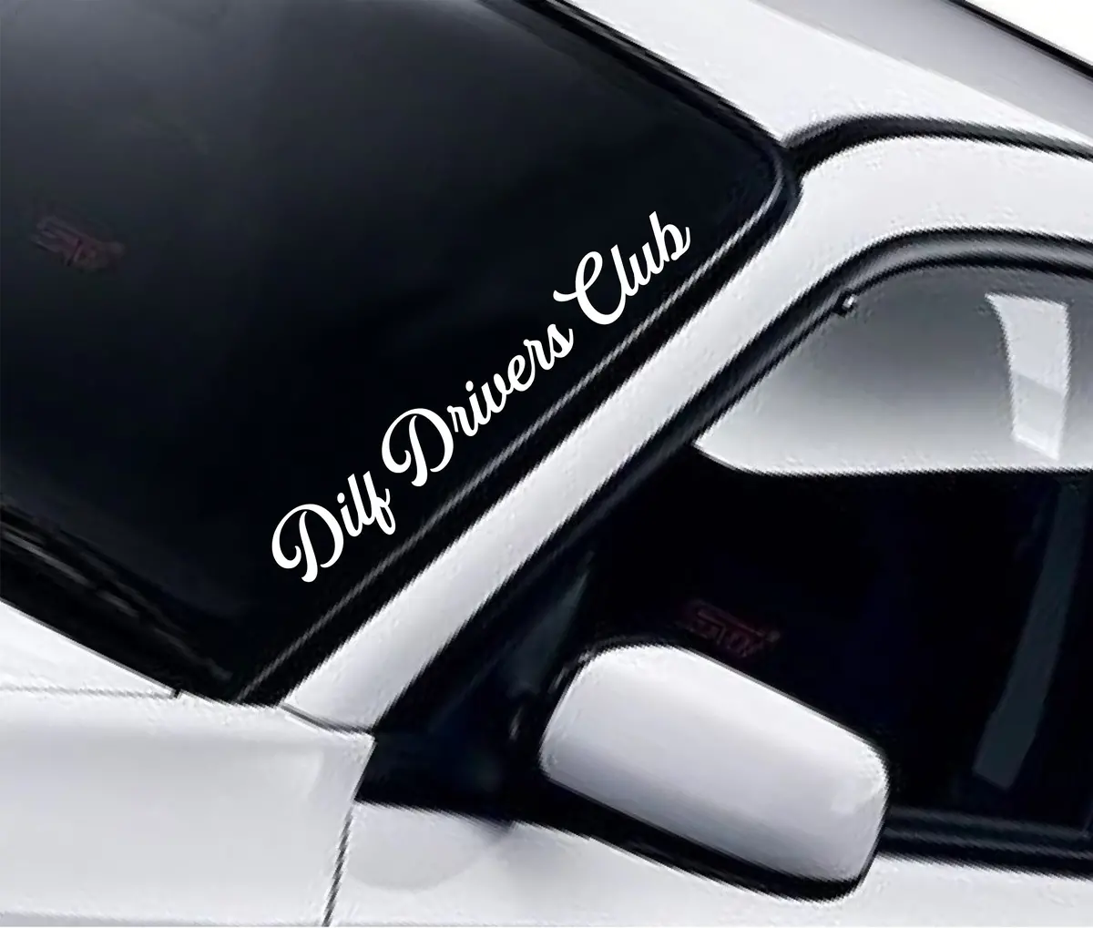Dilf Drivers Club Car Decal Truck Window Windshield Banner Jdm Sticker Vinyl Quote Funny Sadboyz Racing Club Meets 1