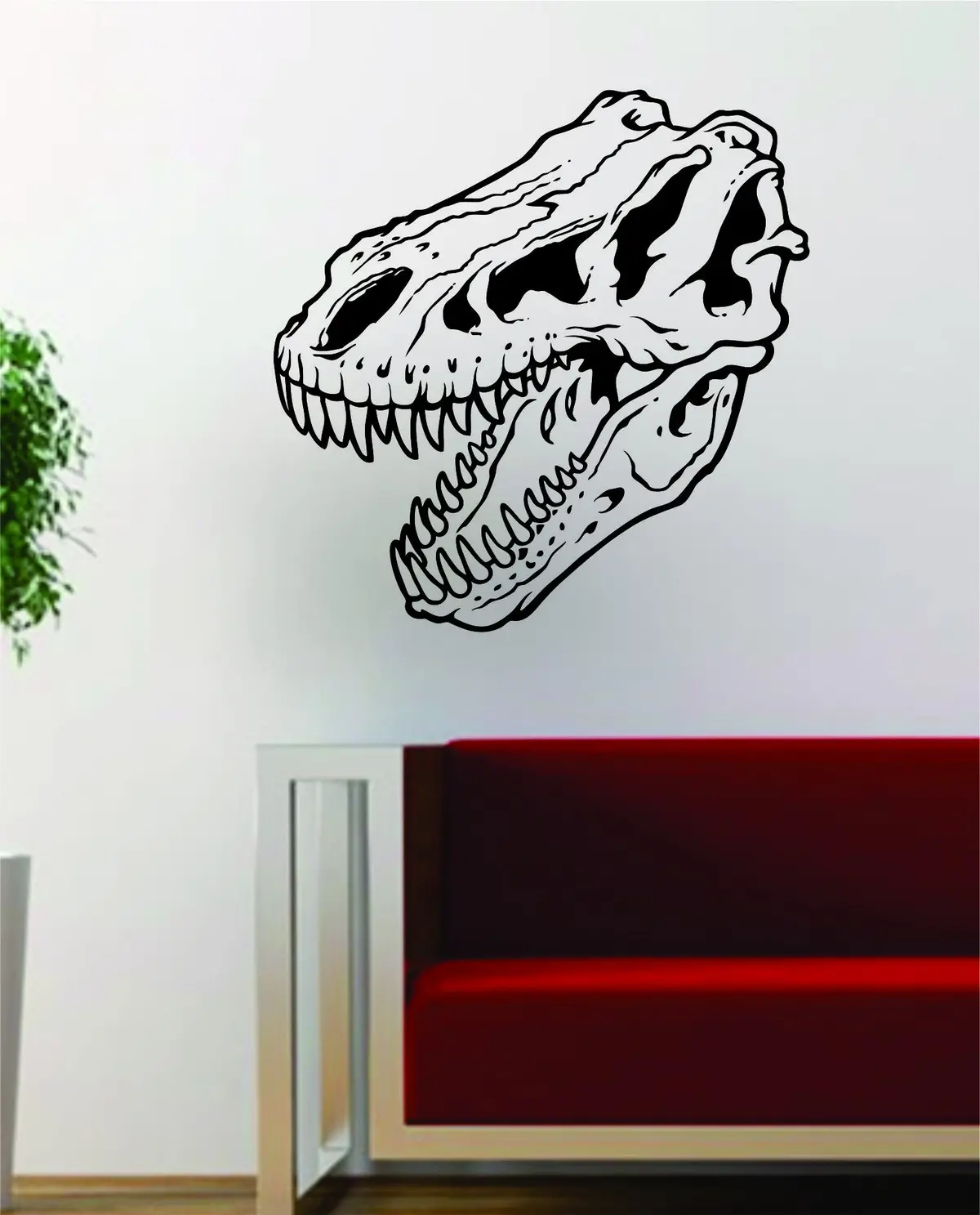 Dinosaur T Rex Skull Decal Sticker Wall Vinyl Art Decor 1