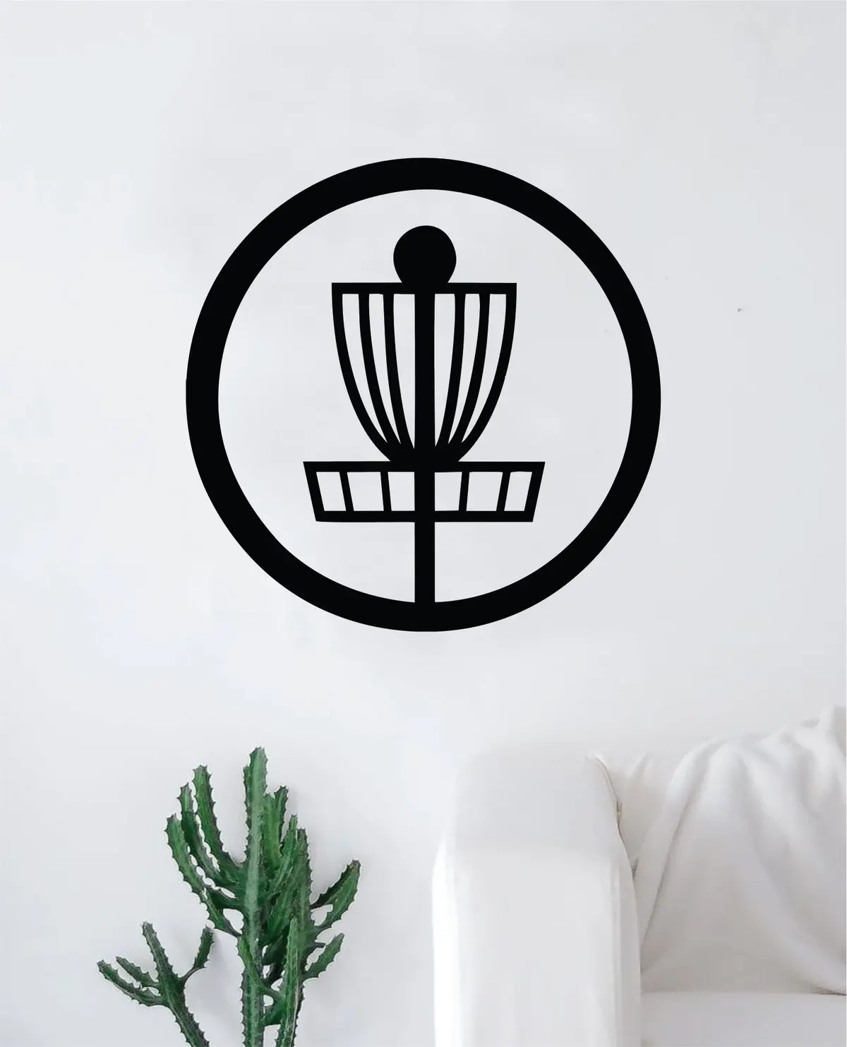 Disc Golf Basket V2 Frisbee Decal Sticker Wall Vinyl Art Decor Home Sports Teen Cool Outdoor Dg 1