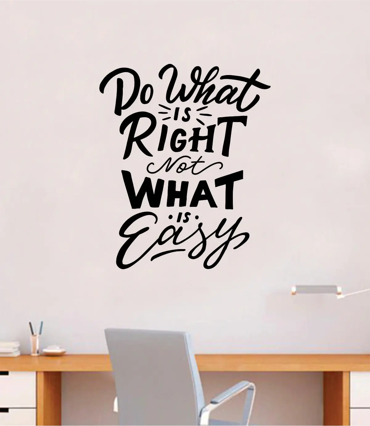 Do What Is Right V2 Quote Wall Decal Sticker Bedroom Room Art Vinyl Inspirational Motivational Teen School Baby Nursery Kids Office Gym 1