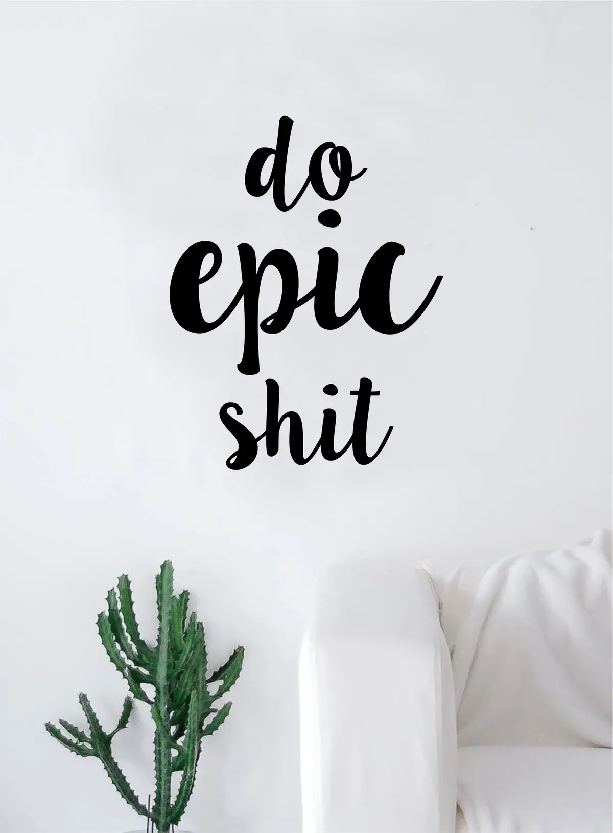 Do Epic S V3 Quote Decal Sticker Wall Vinyl Art Home Decor Inspirational Adventure Travel Wanderlust Sports Gym Teen Kids 1