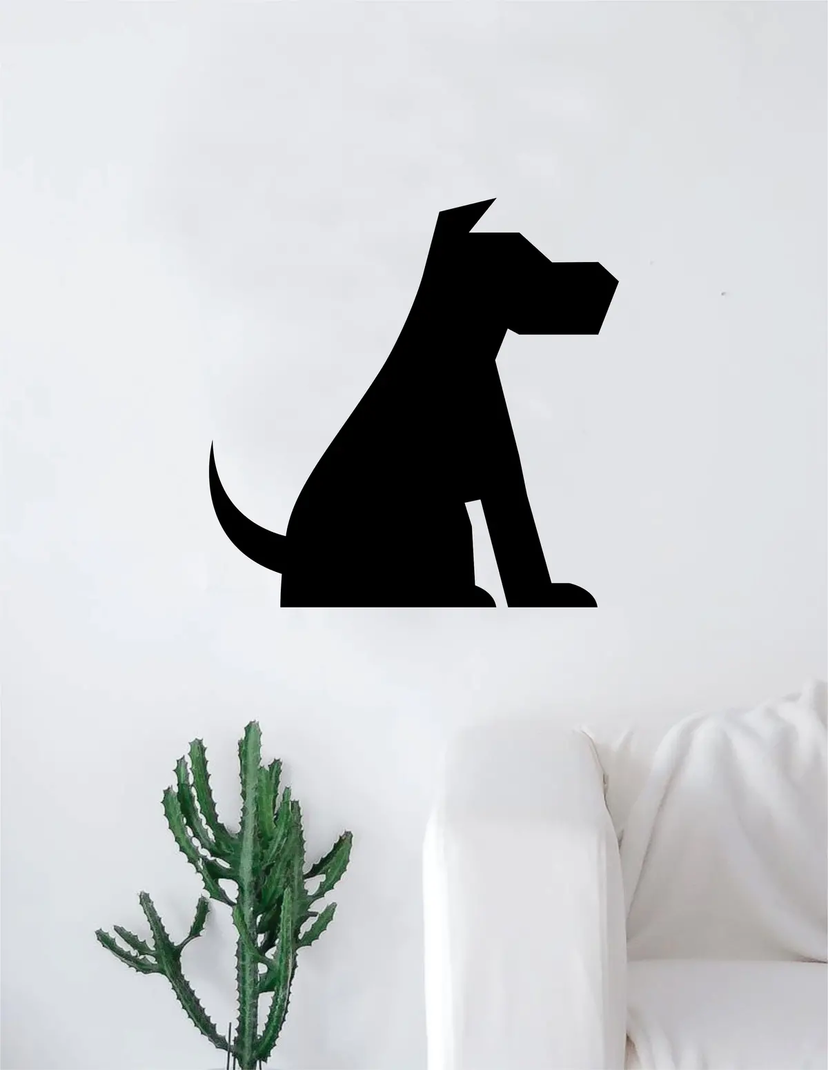 Dog V6 Decal Sticker Wall Vinyl Art Home Decor Teen Doggy Puppy Vet Adopt Silhouette 1