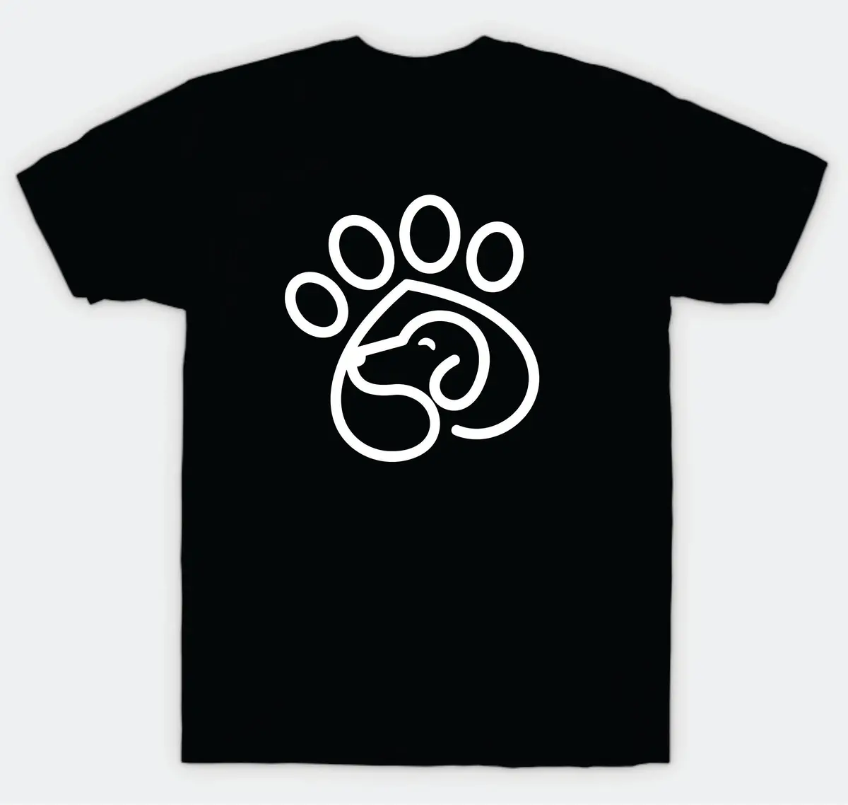 Dog Paw Print T-Shirt Tee Shirt Vinyl Heat Press Custom Quote Teen Kids Boy Girl Tshirt Animals Vet Puppy Cute Heart 1