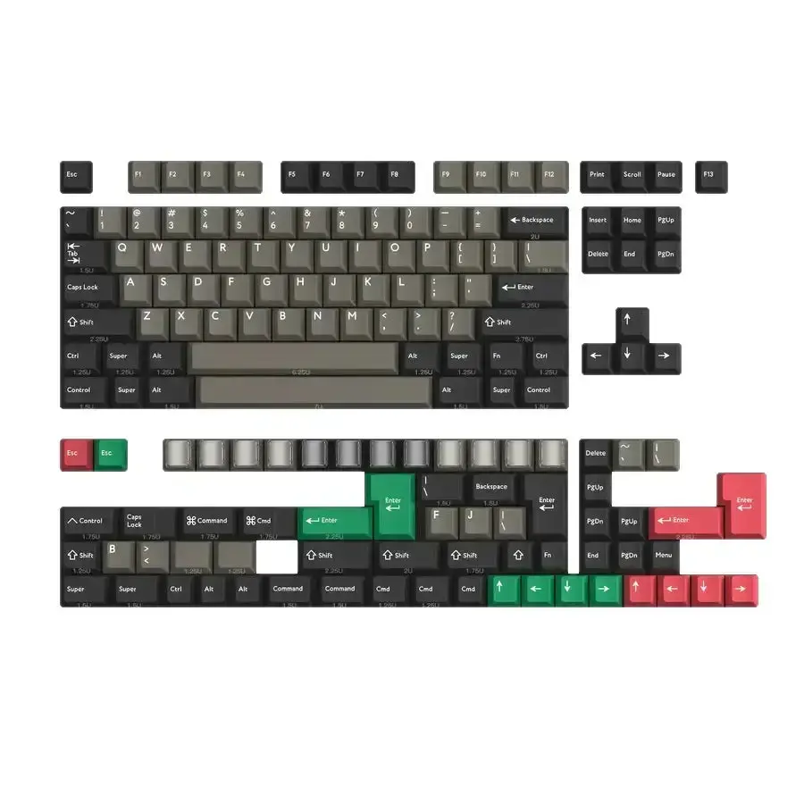 Pbtfans - Dolch - Zestaw Keycapów Double-Shot Pbt 1