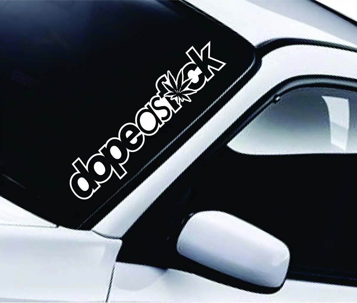 Dope As F Large Quote Design Sticker Vinyl Art Words Decor Laptop Car Truck Jdm Windshield Race Drift Window 1