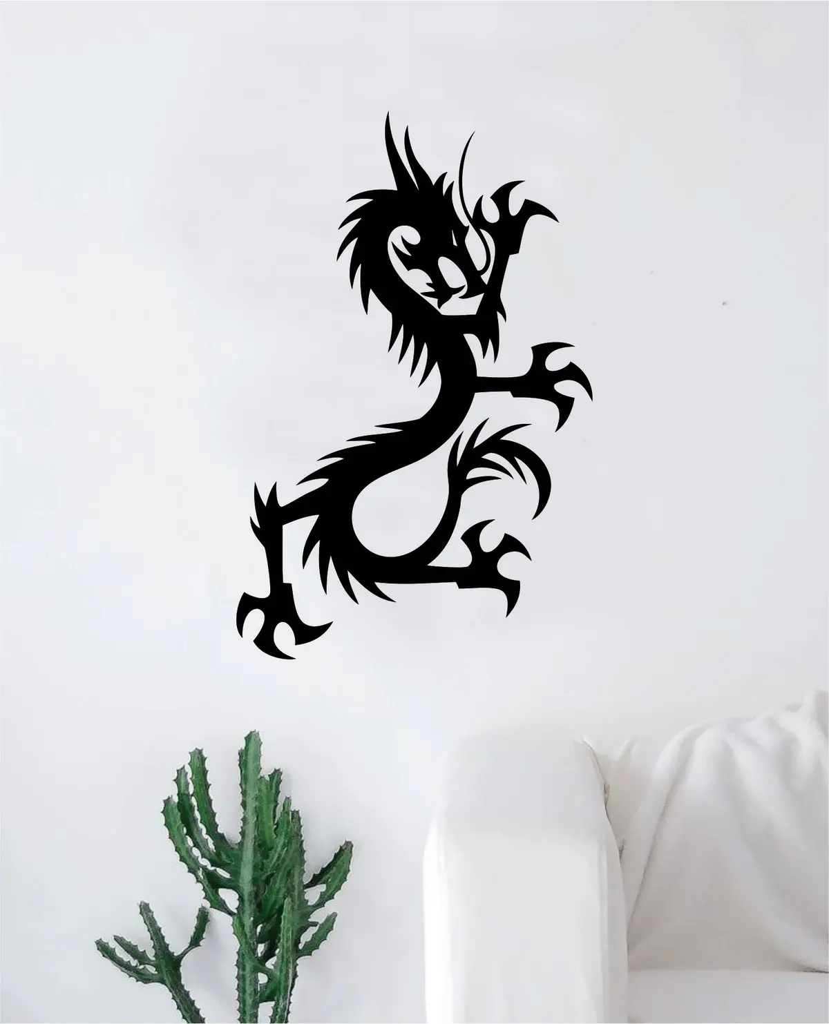 Dragon V9 Wall Decal Decor Art Sticker Vinyl Room Bedroom Teen Kids Mythical Fire King Tattoo 1