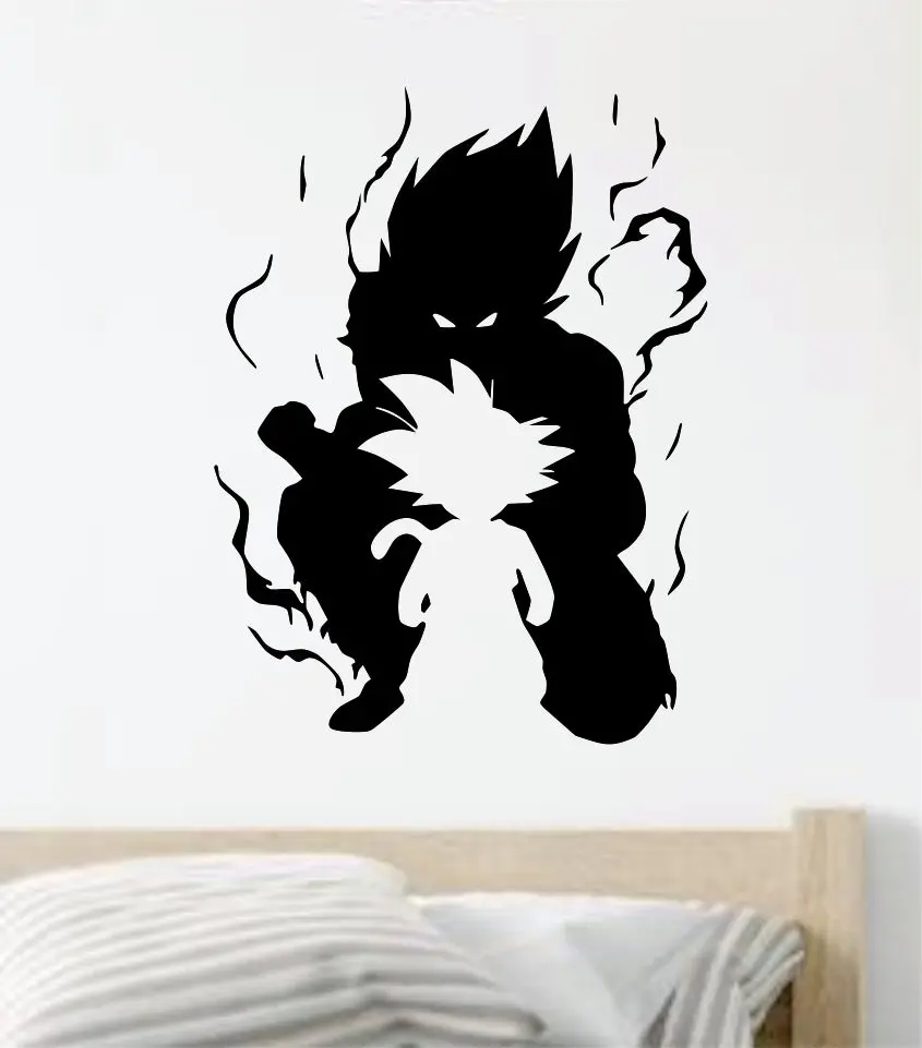 Dragon Ball Z V3 Anime Wall Decal Home Decor Art Sticker Vinyl Bedroom Boy Girl Teen Baby Kids Cartoon Japanese Vegeta Goku 1