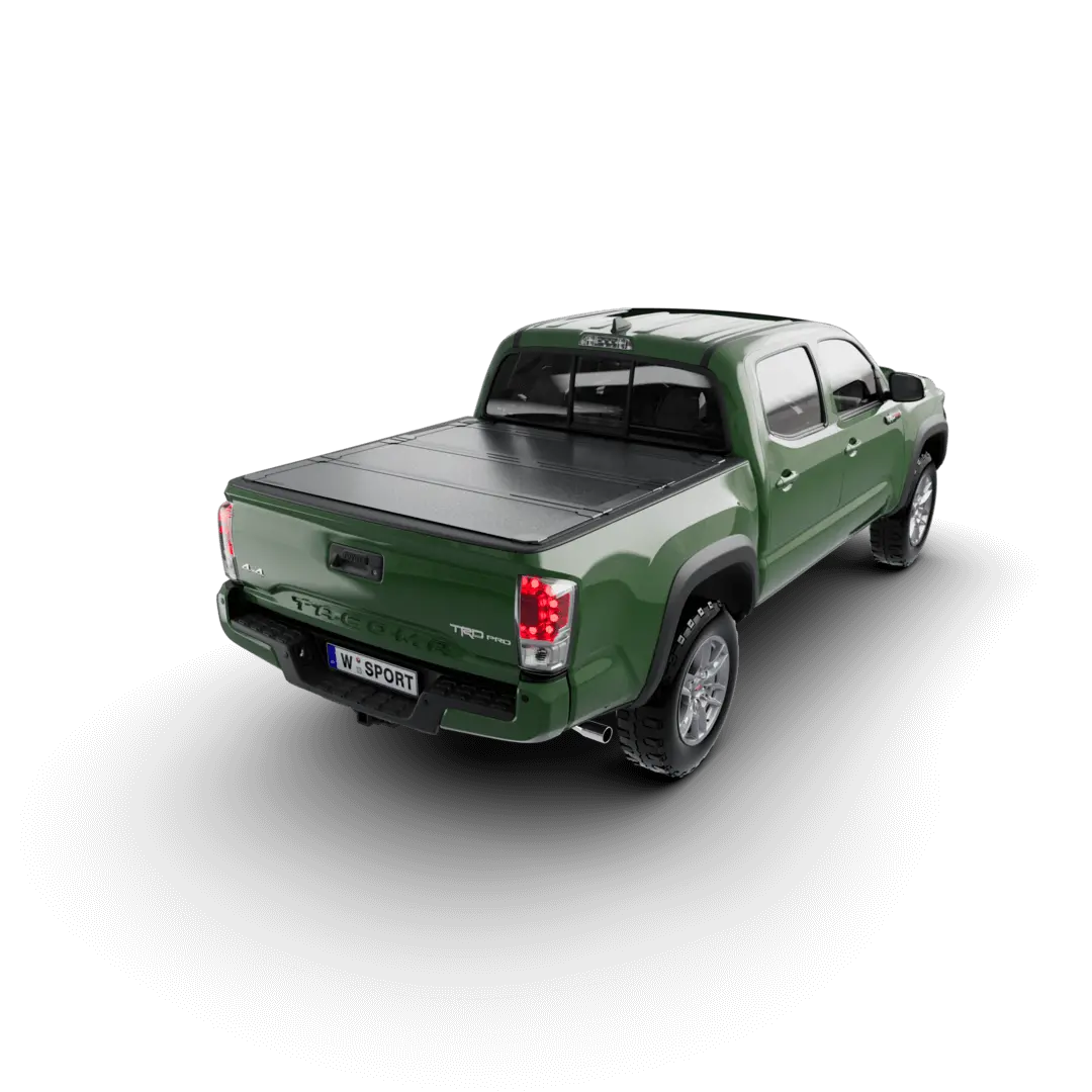Worksport Al4 Hard Aluminum Full Bed Access Tonneau Cover For 2024–2025 Toyota Tacoma W/Utility Brackets – 5' Short Bed 1