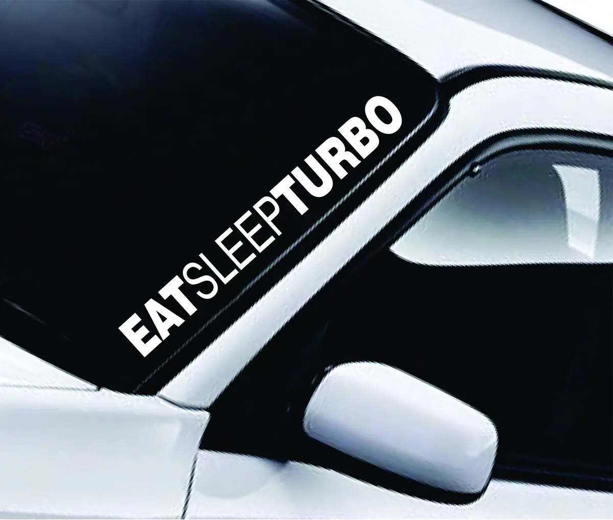 Eat Sleep Turbo Large Quote Design Sticker Vinyl Art Words Decor Car Truck Jdm Windshield Race Drift Window 1