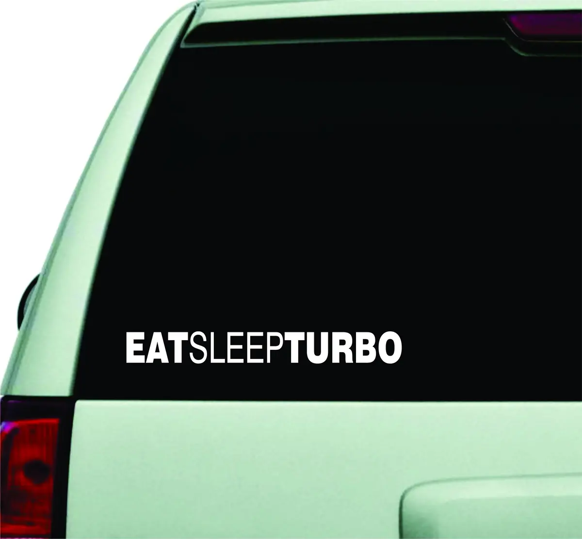 Eat Sleep Turbo Small Quote Design Sticker Vinyl Art Words Decor Car Truck Jdm Windshield Race Drift Window 1