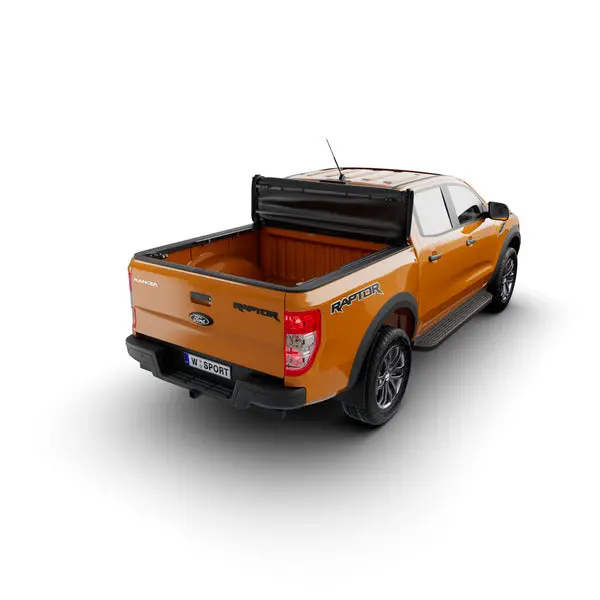 Worksport Pro Vinyl Quad Fold Sc4 Pro 5' Fits 2019-23 Ford Ranger Short Bed W/O Utility Track System 1