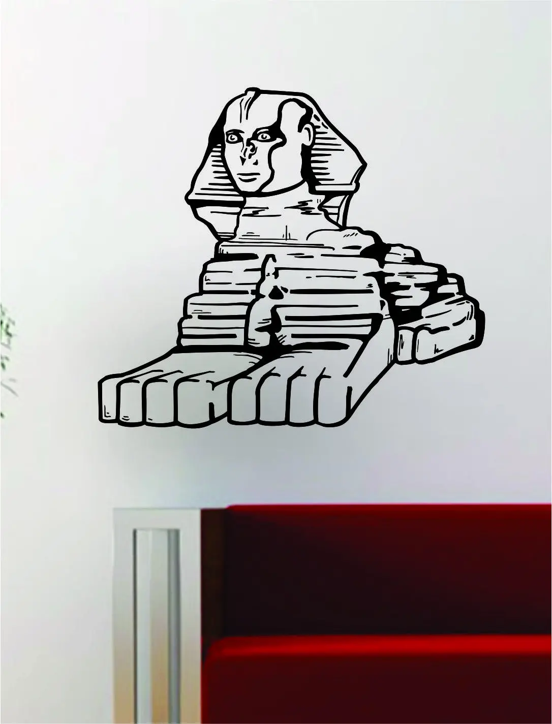 Egyptian Sphinx Decal Wall Vinyl Art Decor Room Design Egypt Pharaoh 1