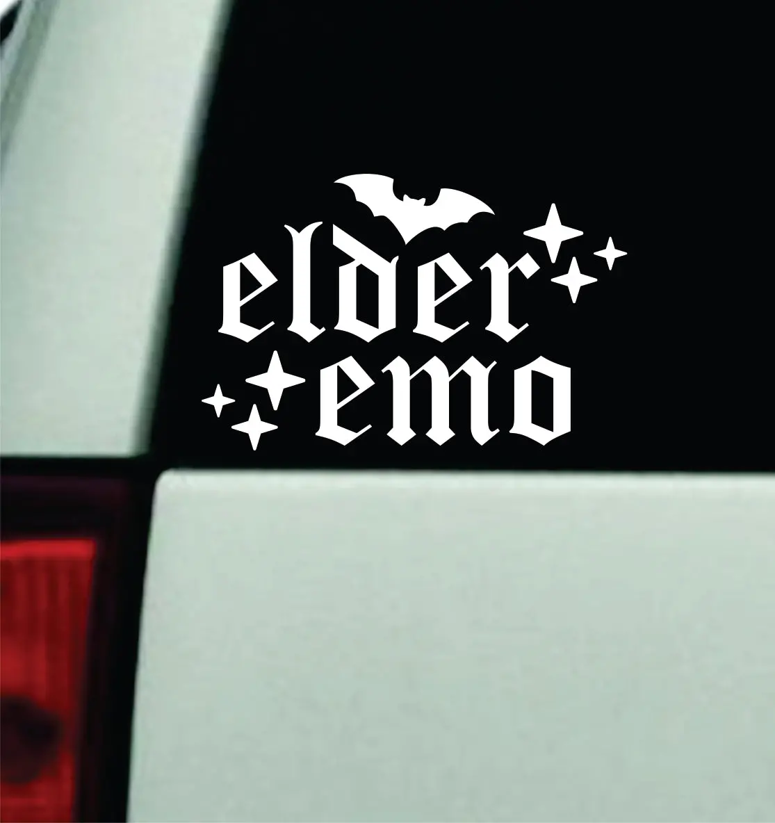 Elder Emo V5 Car Decal Truck Mirror Window Windshield Bumper Sticker Men Girls Music Blegh Goth Hardcore Metal 1