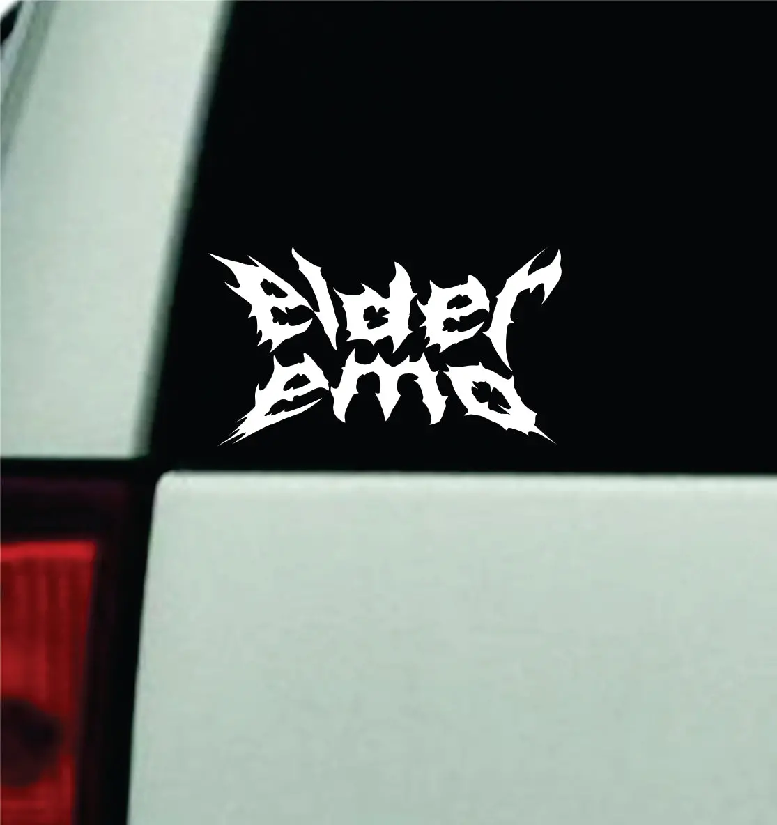 Elder Emo V3 Car Decal Truck Window Windshield Mirror Rearview Jdm Bumper Sticker Vinyl Quote Girls Music Emo Goth Screamo Hardcore Metal Rock Concert Blegh 1