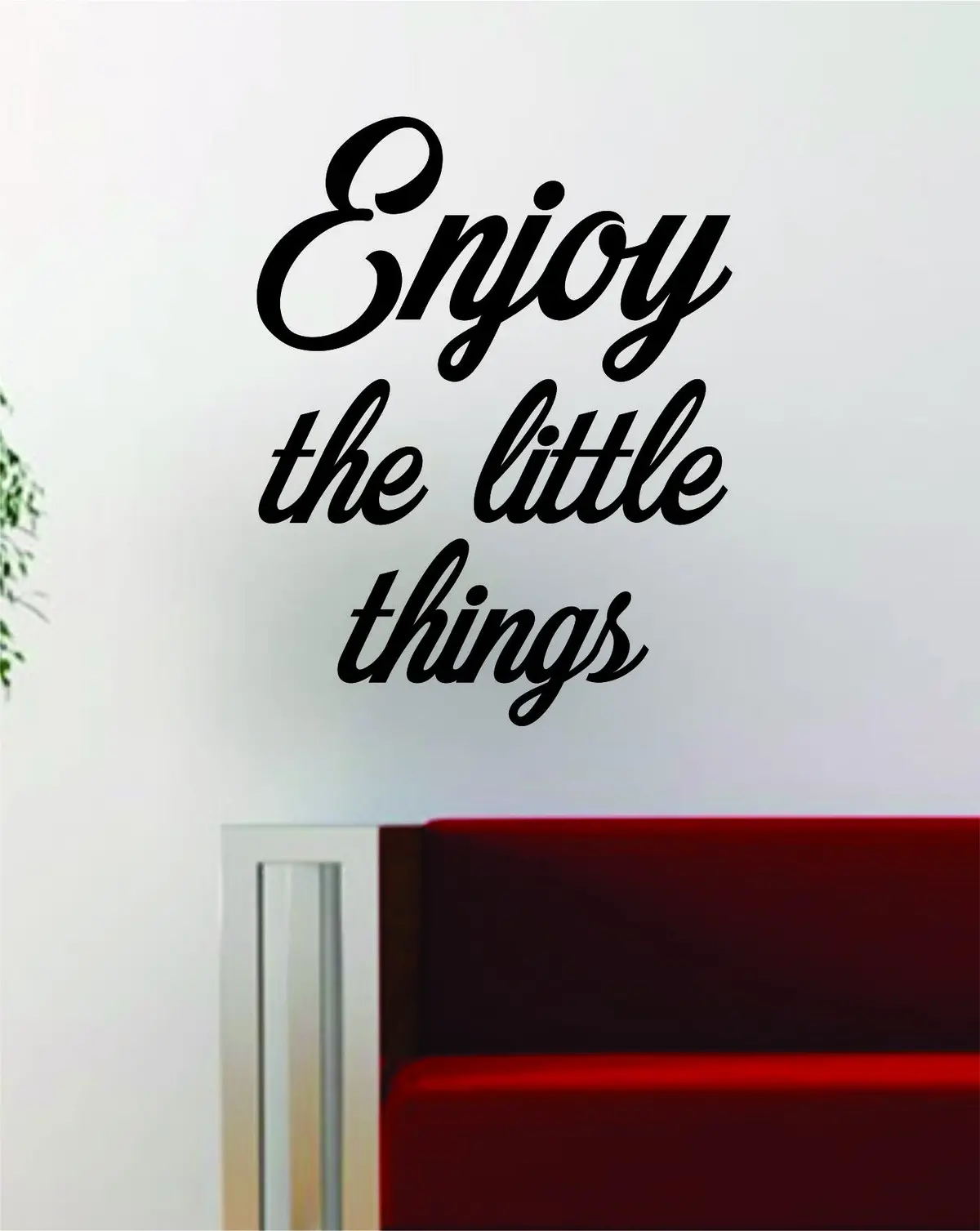 Enjoy The Little Things V2 Quote Decal Sticker Wall Vinyl Art Decor Home Inspirational Beautiful 1
